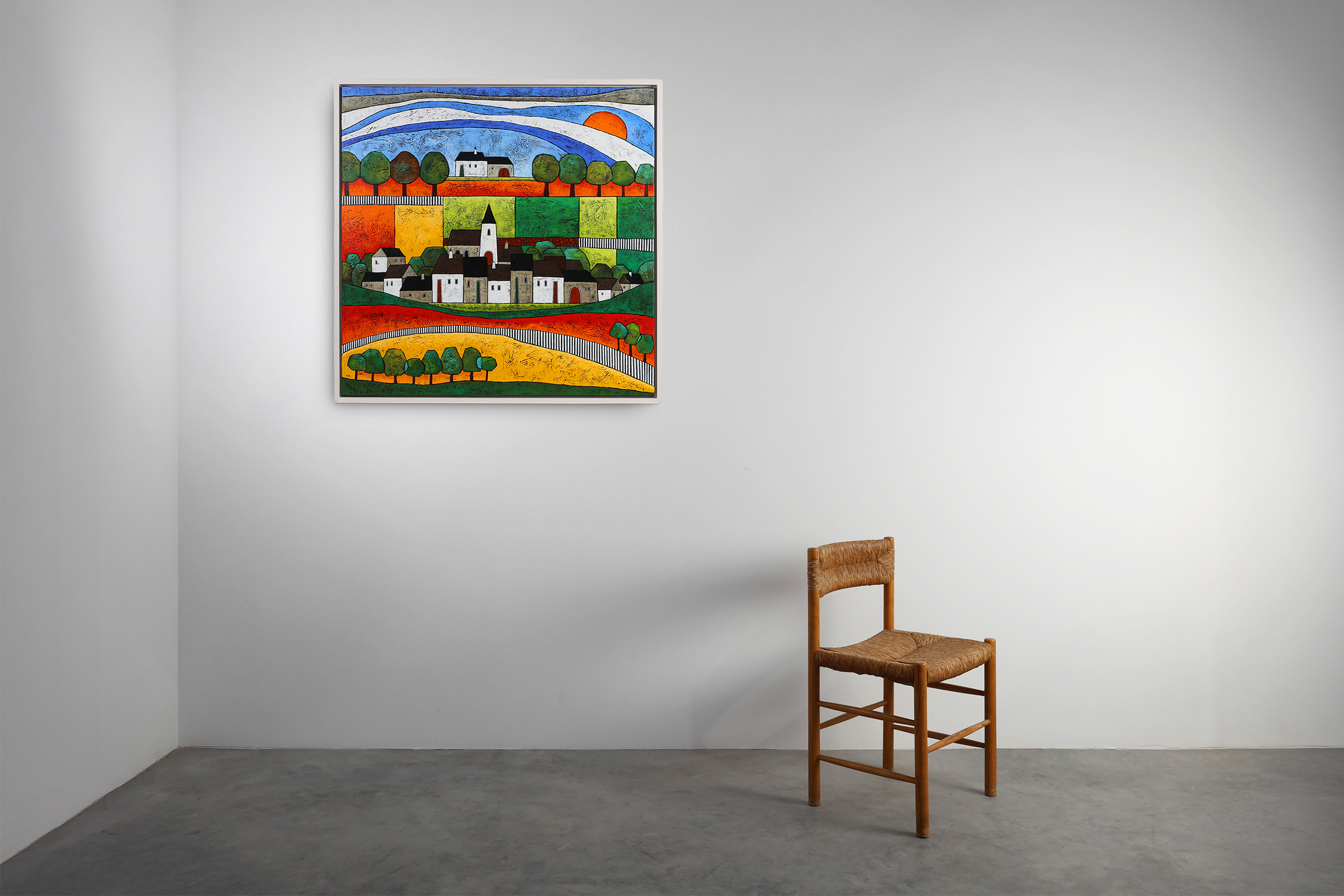 Large Painting by Marja Boekhout, Belgium, 2004thumbnail